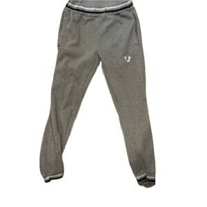 True Religion Gray Sweatpant Joggers Mens M
